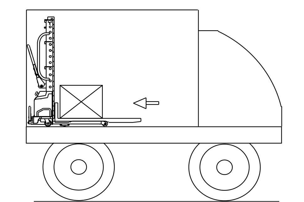 Selbstladender Elektro-Hochhubwagen Bedienungsanleitung Ausfahren und Staplerbetrieb