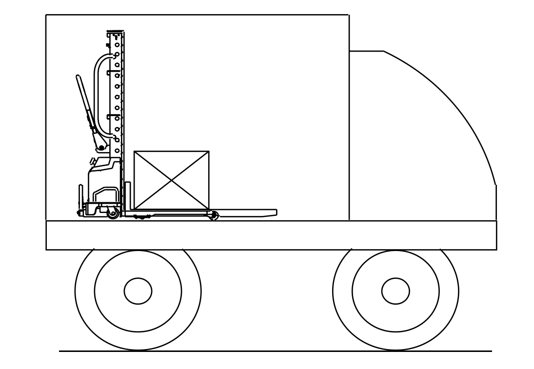 Selbstladender Elektro-Hochhubwagen Bedienungsanleitung Ausfahren und Staplerbetrieb
