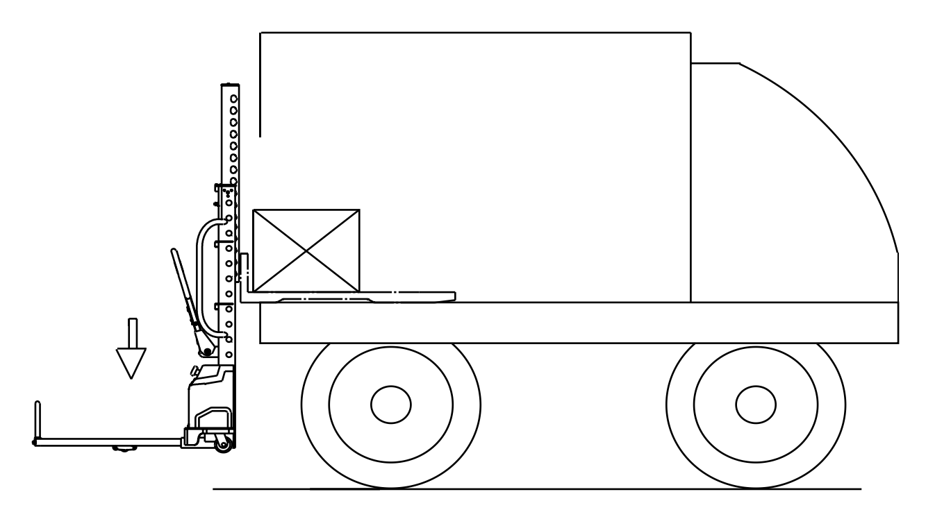 Selbstladender Elektro-Hochhubwagen Bedienungsanleitung Ausfahren und Staplerbetrieb