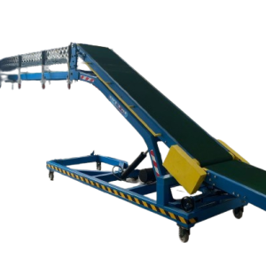 Truck unloader conveyor