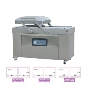 DOZE600 Vakuumierer, Kammer mit den Schweißbalken