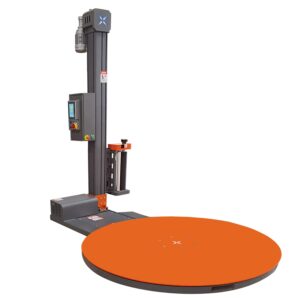 SMARTWRAP X2 Stretchwickelmaschine mit Waage und Etikettendrucker, Drehteller und Folienschlitten
